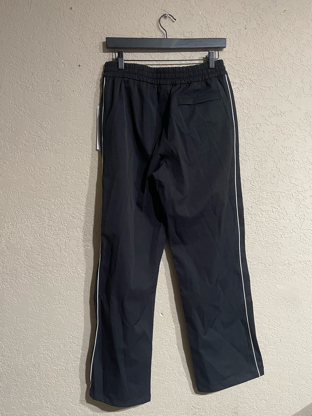 lululemon athletica Black Track Joggers with White Trim - Picture 5 of 6